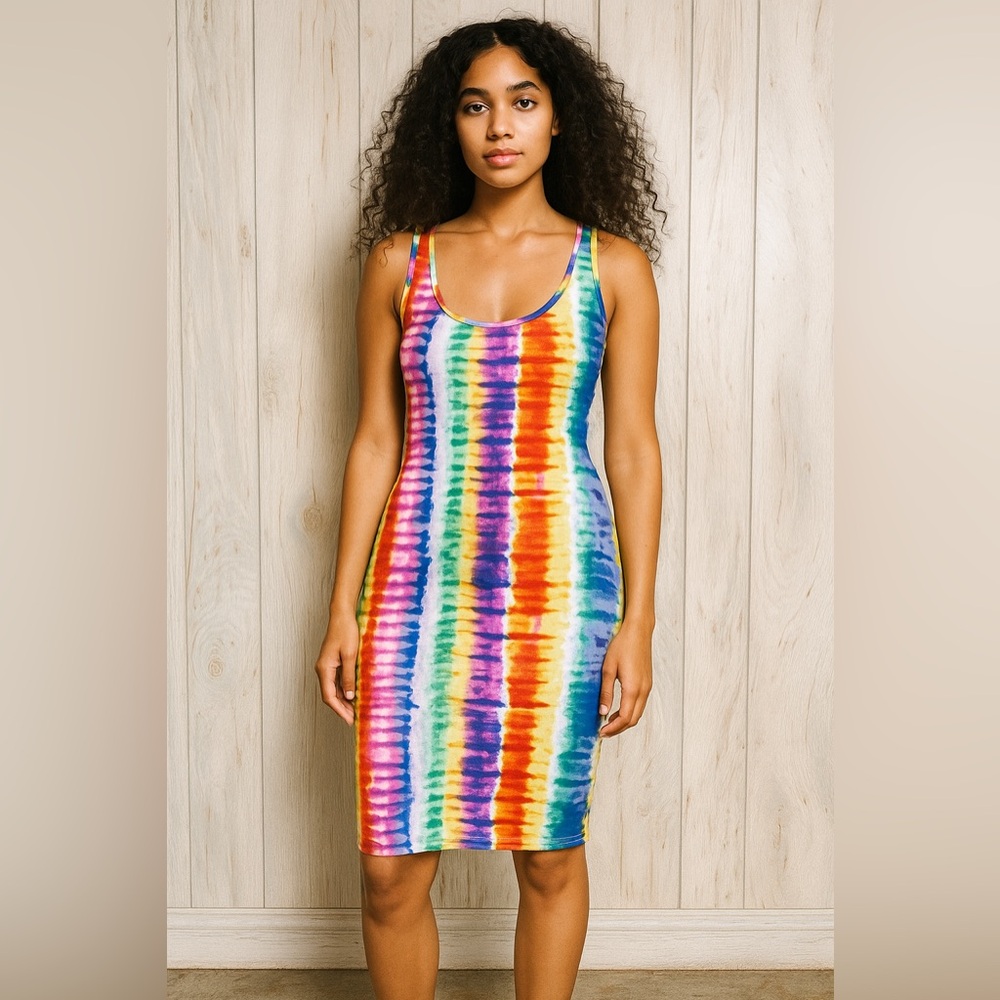 Absolutely ❤️ It Women’s Size Medium Tie Dye Knee Length Dress